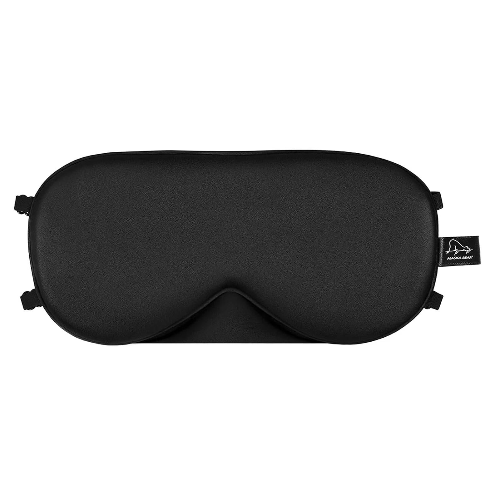Máscara de Sueño ALASKA BEAR Seda Morera 2 Correas Ajustables