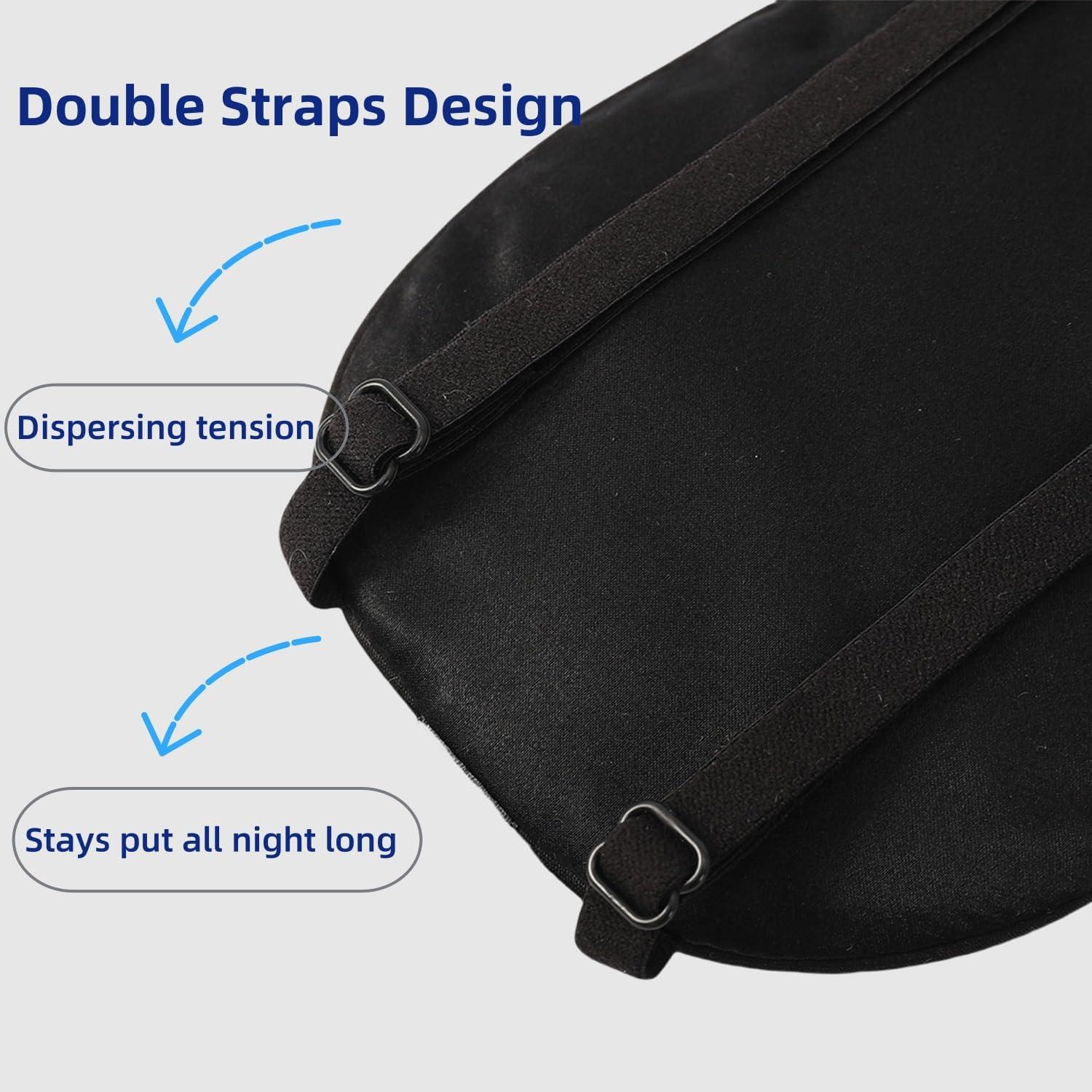 Máscara de Sueño ALASKA BEAR Seda Morera 2 Correas Ajustables