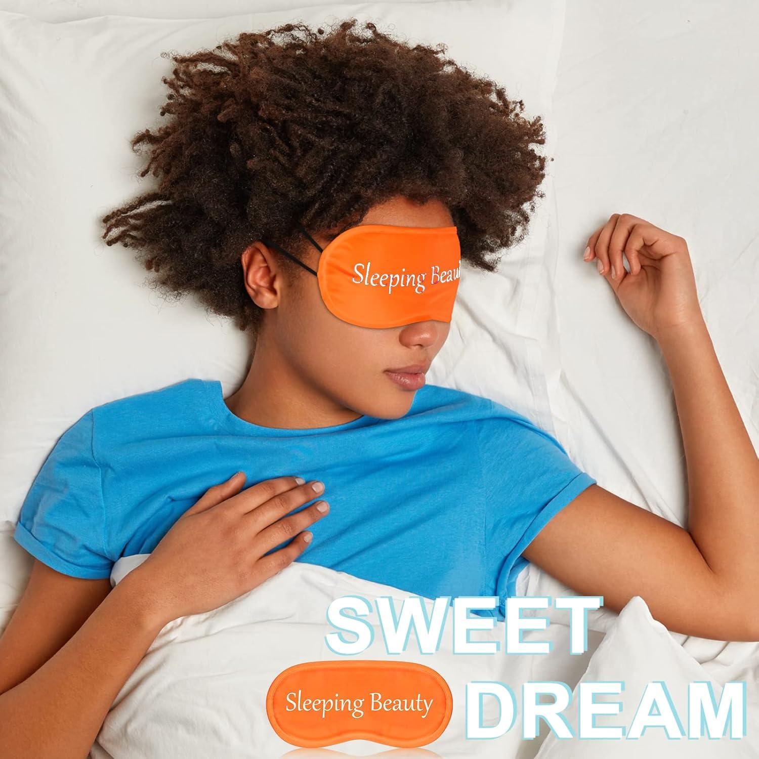 Eurzom 20 Piezas Máscaras de Sueño Divertidas Ajustables