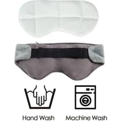 Máscara de Ojos con Peso Sivio Gris Reversible para Dormir