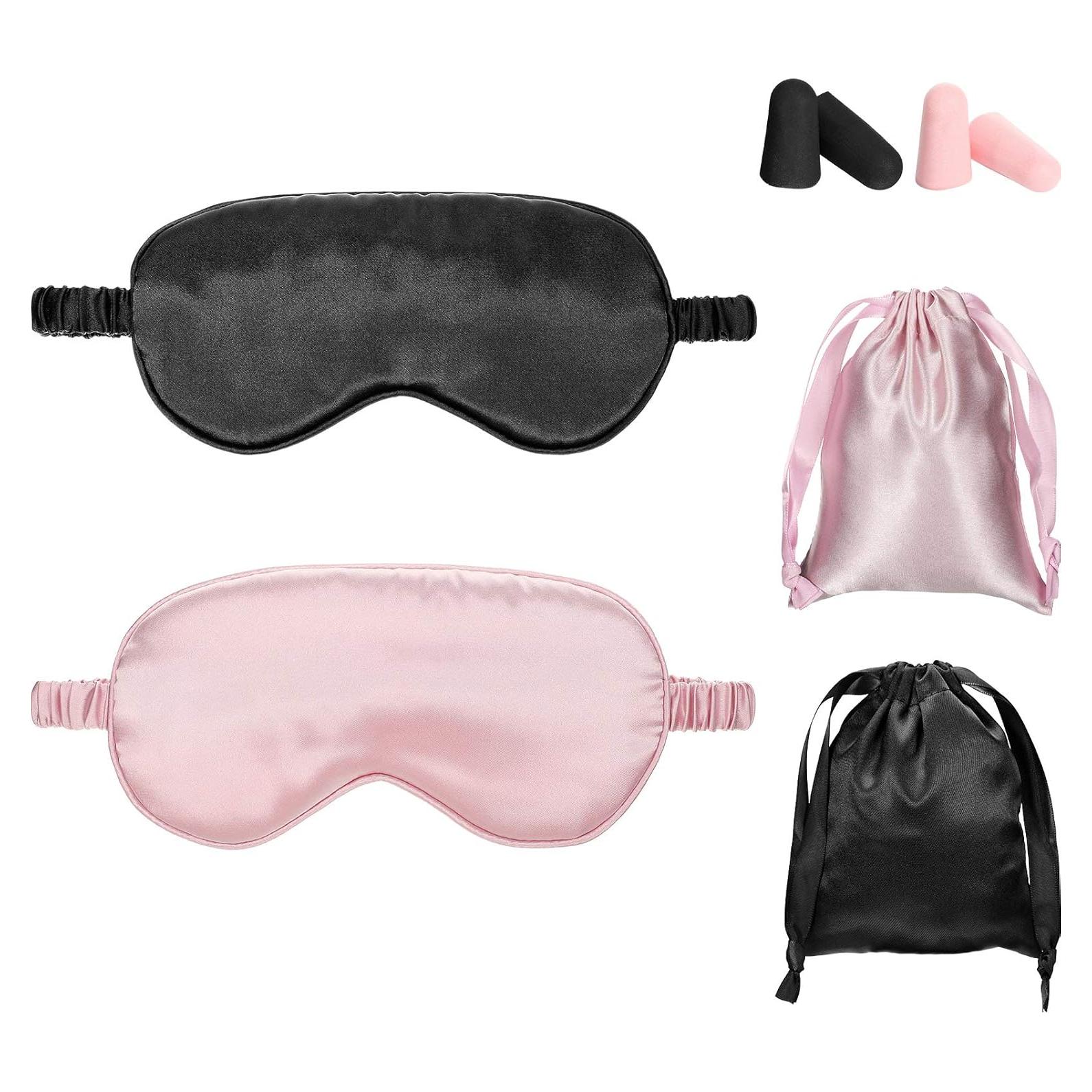 Conjunto de máscara de dormir Geyoga 2 antifaces y tapones