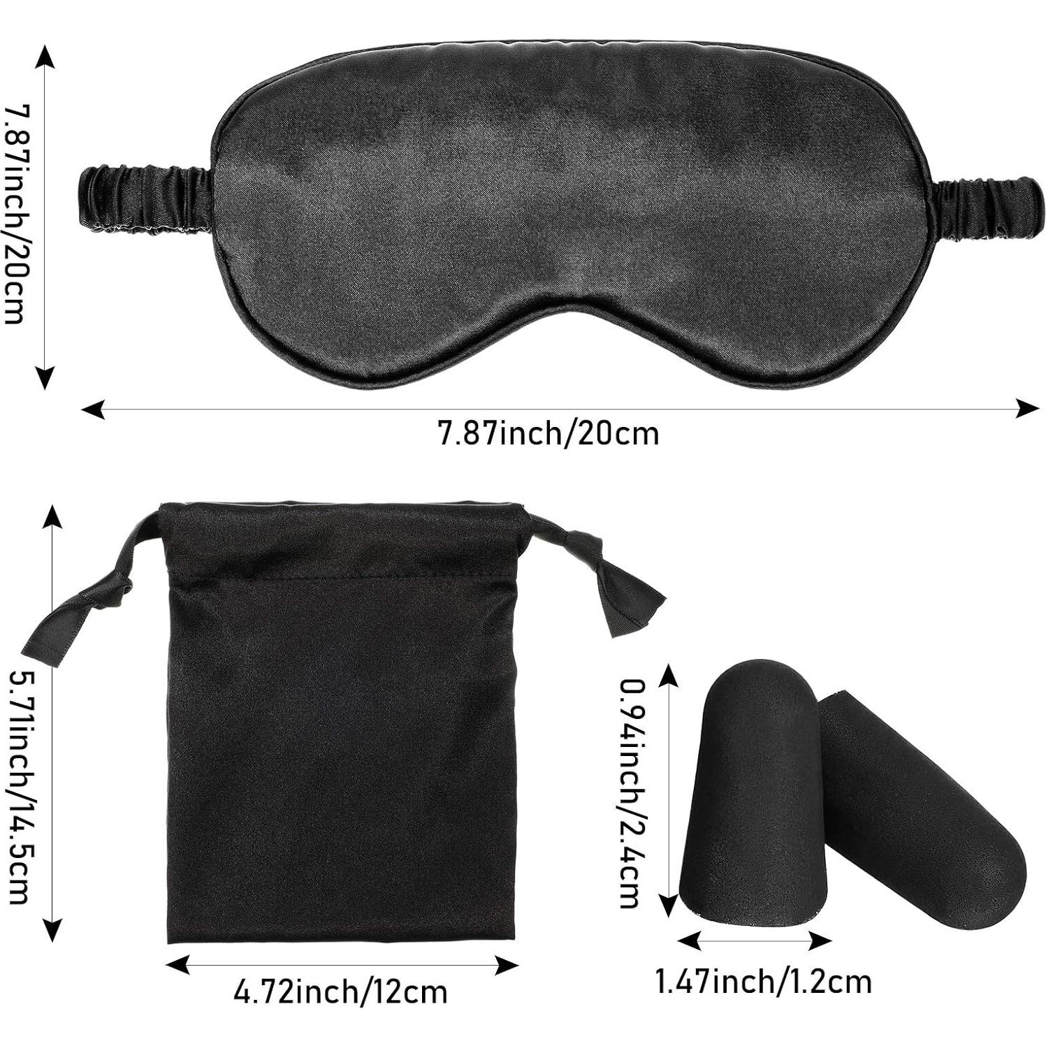 Conjunto de máscara de dormir Geyoga 2 antifaces y tapones