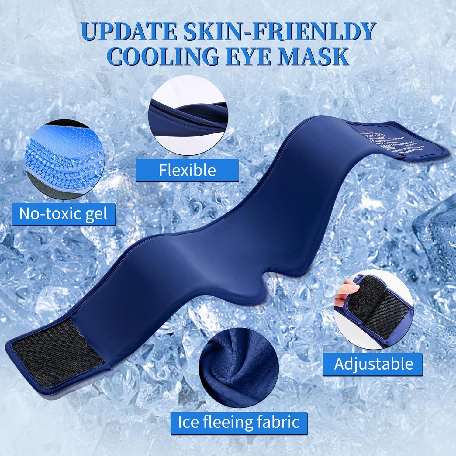 Máscara de Gel Frío FACEMOON para Ojos - Alivio Ojeras