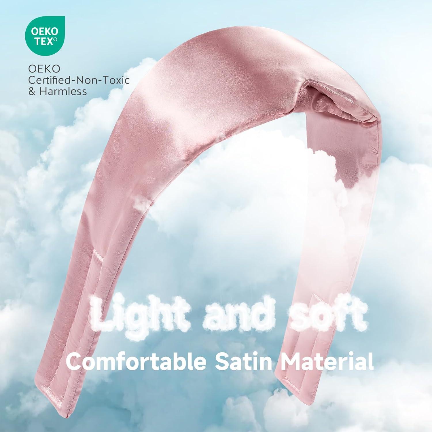 Máscara de Sueño Umisleep Rosa de Satén Suave y Ajustable