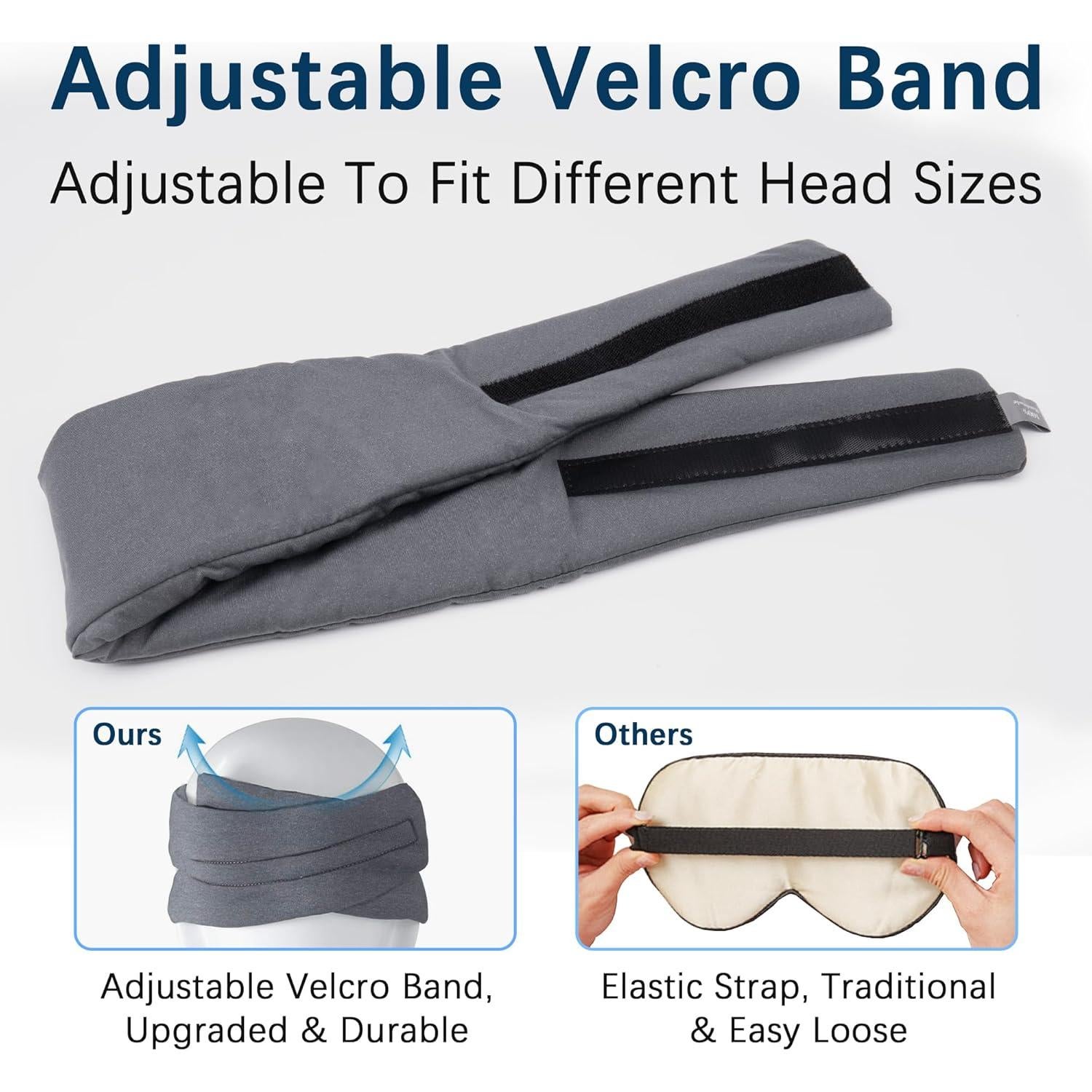 Máscara de Sueño Sysrion Ultra Suave Ajustable para Dormir