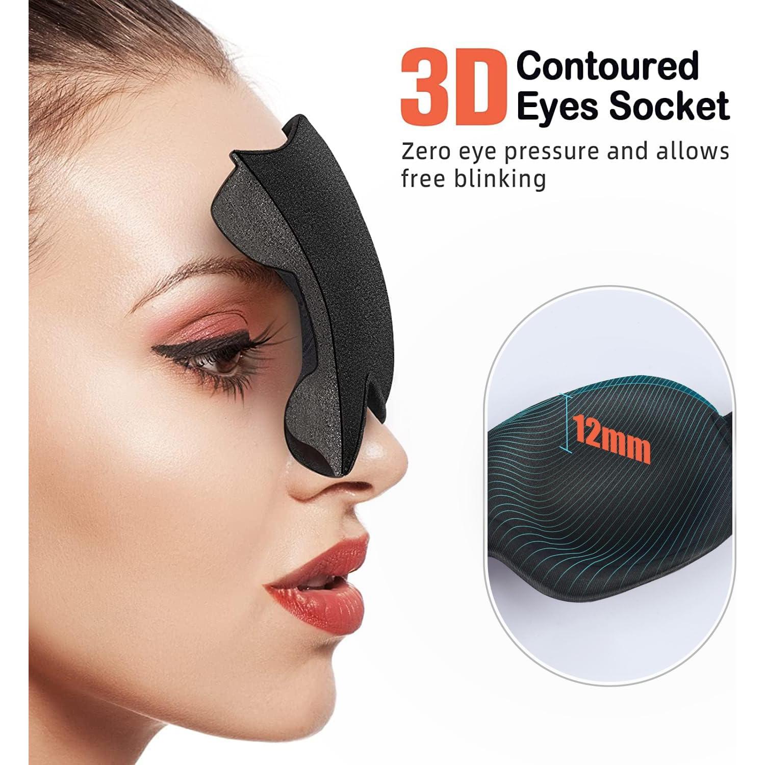 Máscara de Sueño Sleepfun 3D Ultra Ligera Paquete de 2