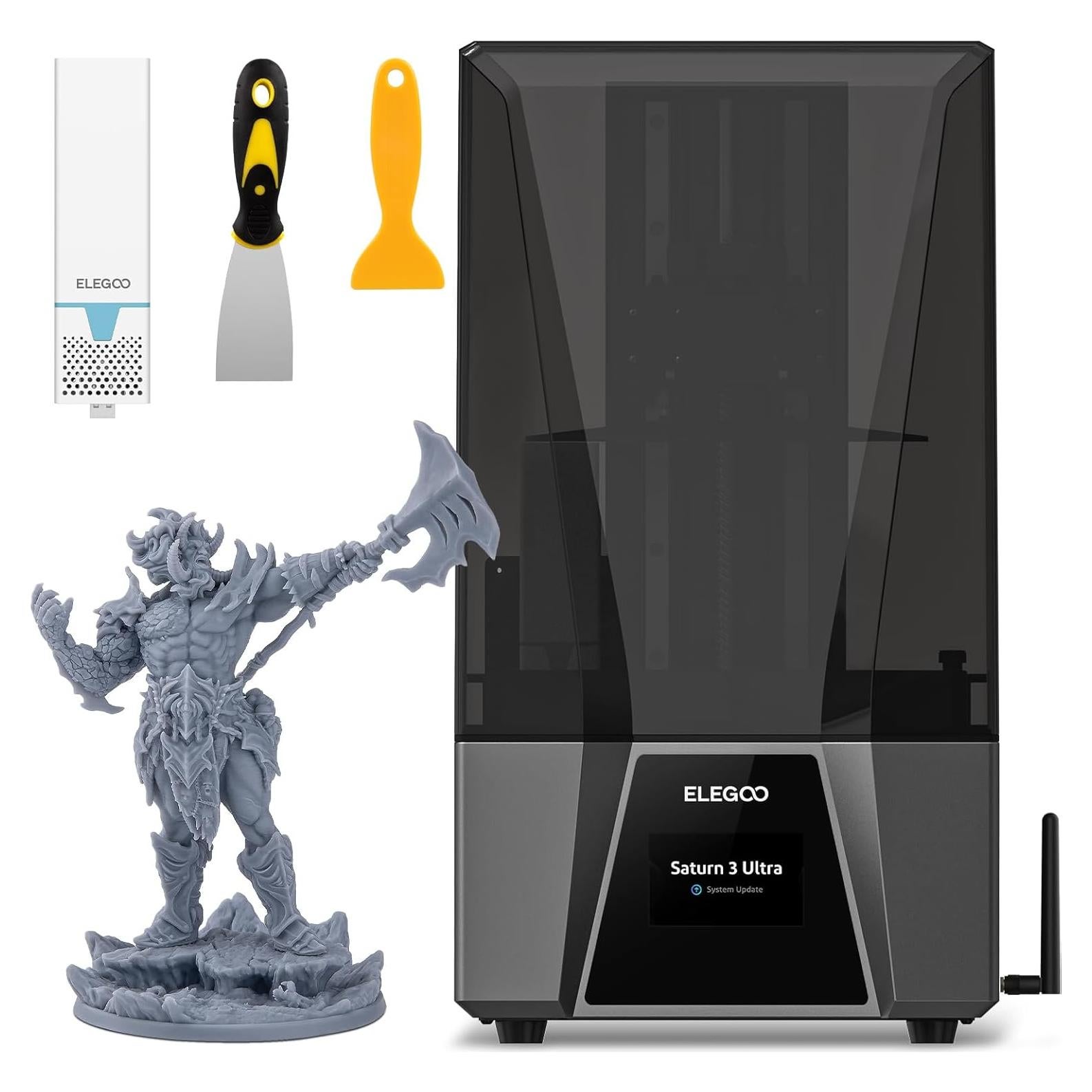 Impresora 3D ELEGOO Saturn 3 Ultra 12K 10" LCD WiFi 11.97kg