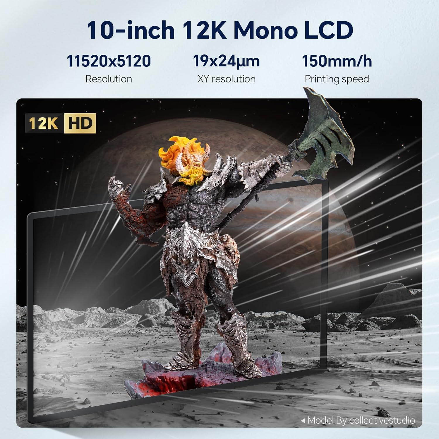 Impresora 3D ELEGOO Saturn 3 Ultra 12K 10" LCD WiFi 11.97kg