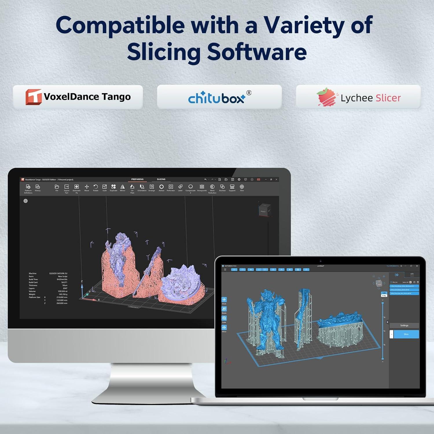 Impresora 3D ELEGOO Saturn 3 Ultra 12K 10" LCD WiFi 11.97kg