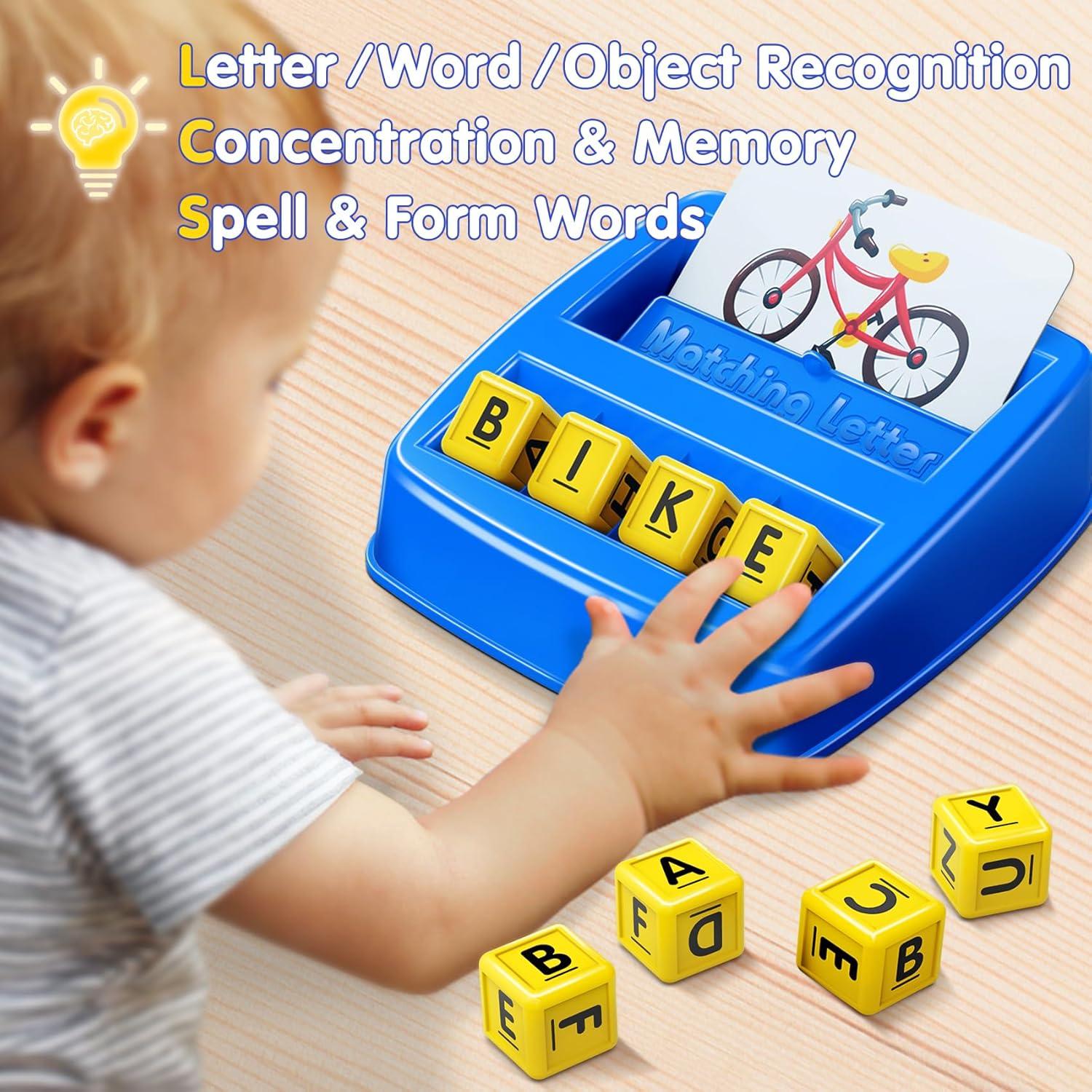 Juego de Correspondencia de Letras NARRIO para Niños 2-8 Años