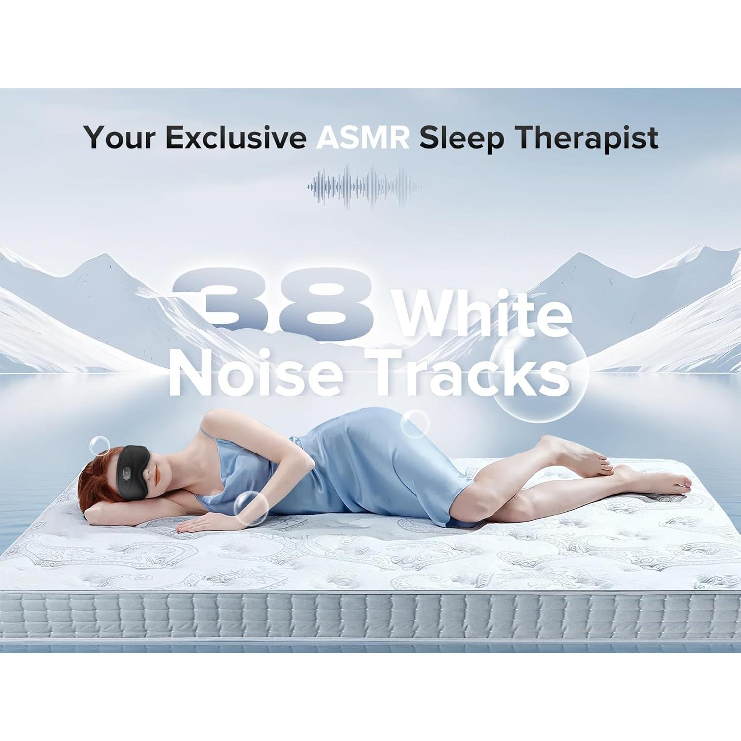 TOPOINT Máscara para Dormir 3D con Auriculares Bluetooth 5.4