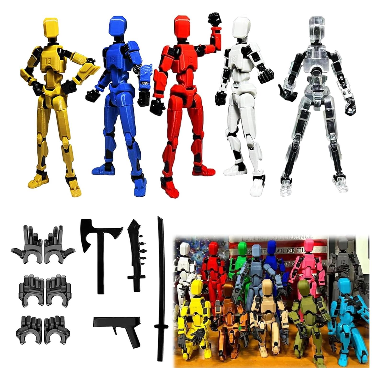 Figura de Acción Titan 13 DANONI 5 PCS Movible 3D