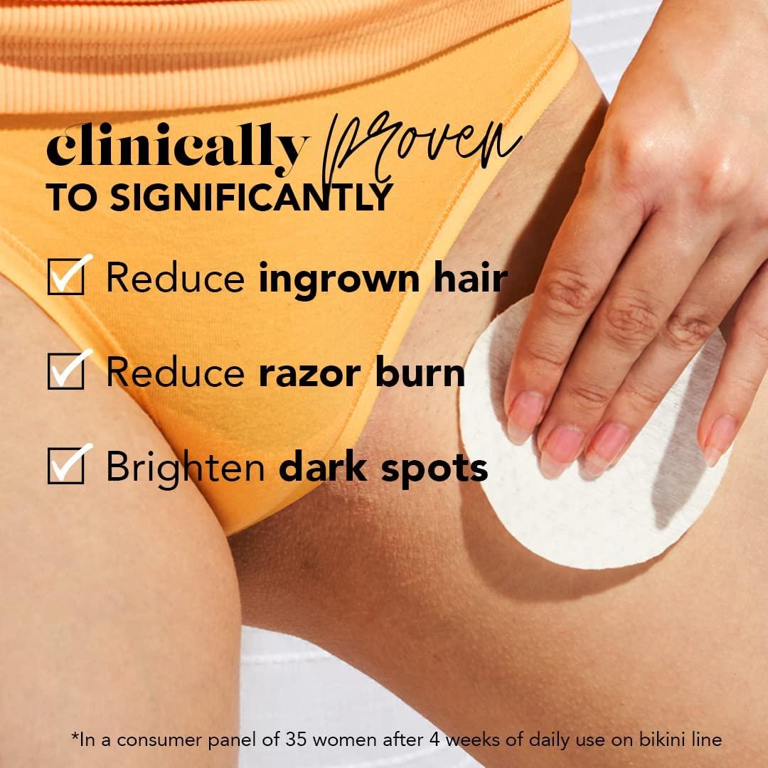 SweetSpot Labs Almohadillas Exfoliantes 2 Pack para Vellos Encarnados