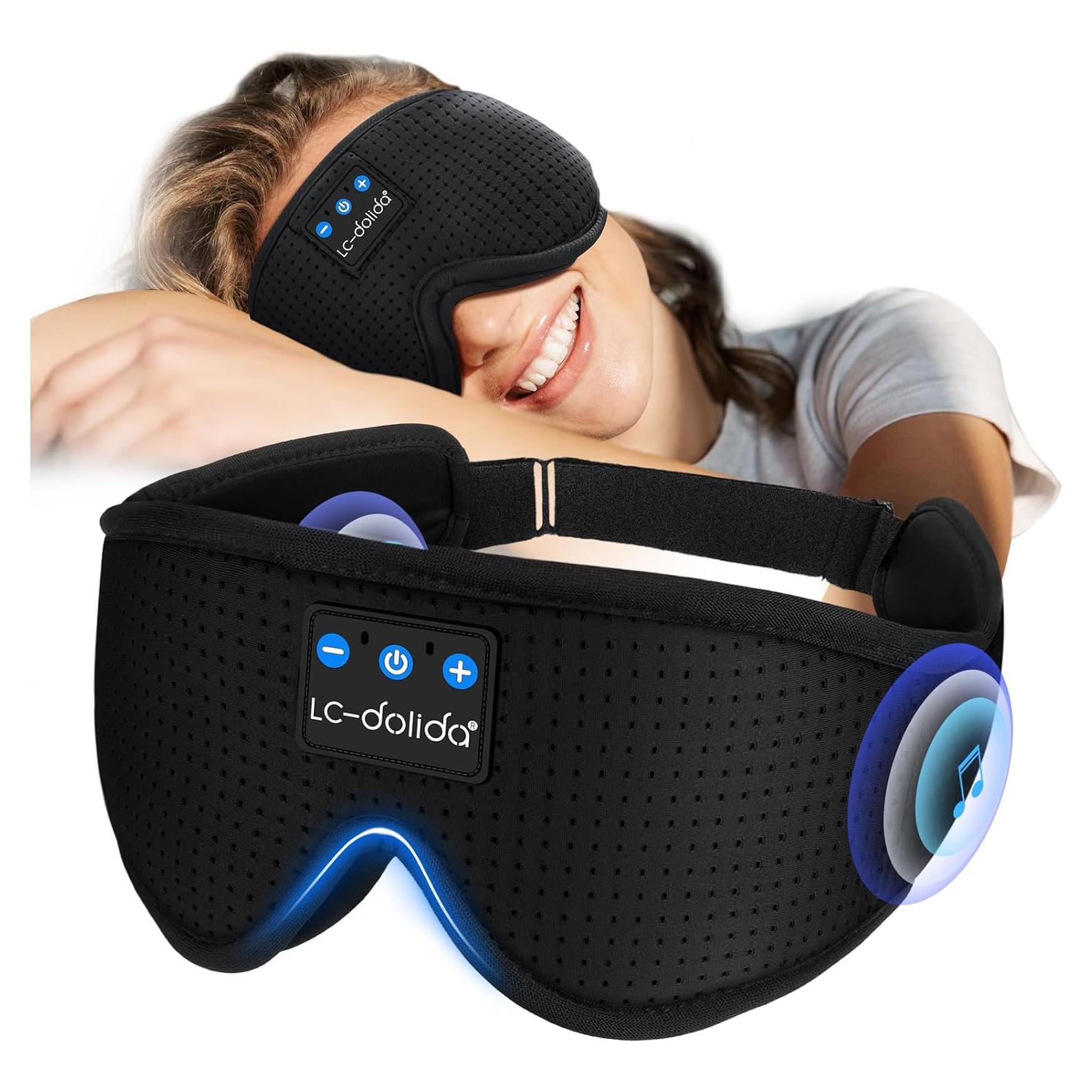 Auriculares para dormir LC-dolida 3D Bluetooth Negro