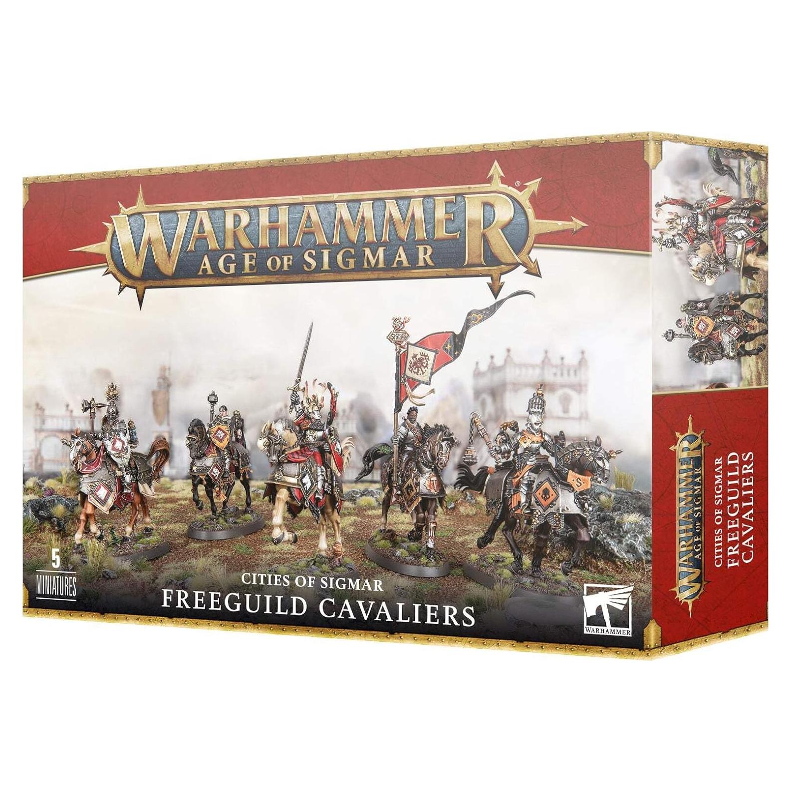 Miniaturas Games Workshop Caballeros Freeguild 5 figuras