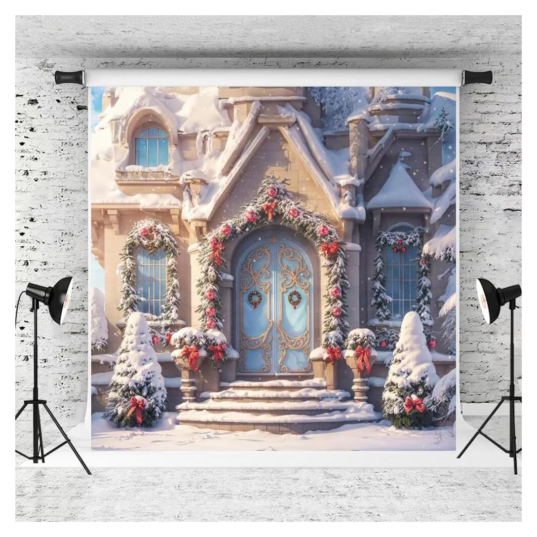 Fondo de Foto Navidad Kate 2m x 2m Microfibra Rosa