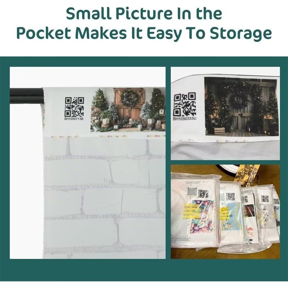 Fondo de Foto Navidad Kate 2m x 2m Microfibra Rosa