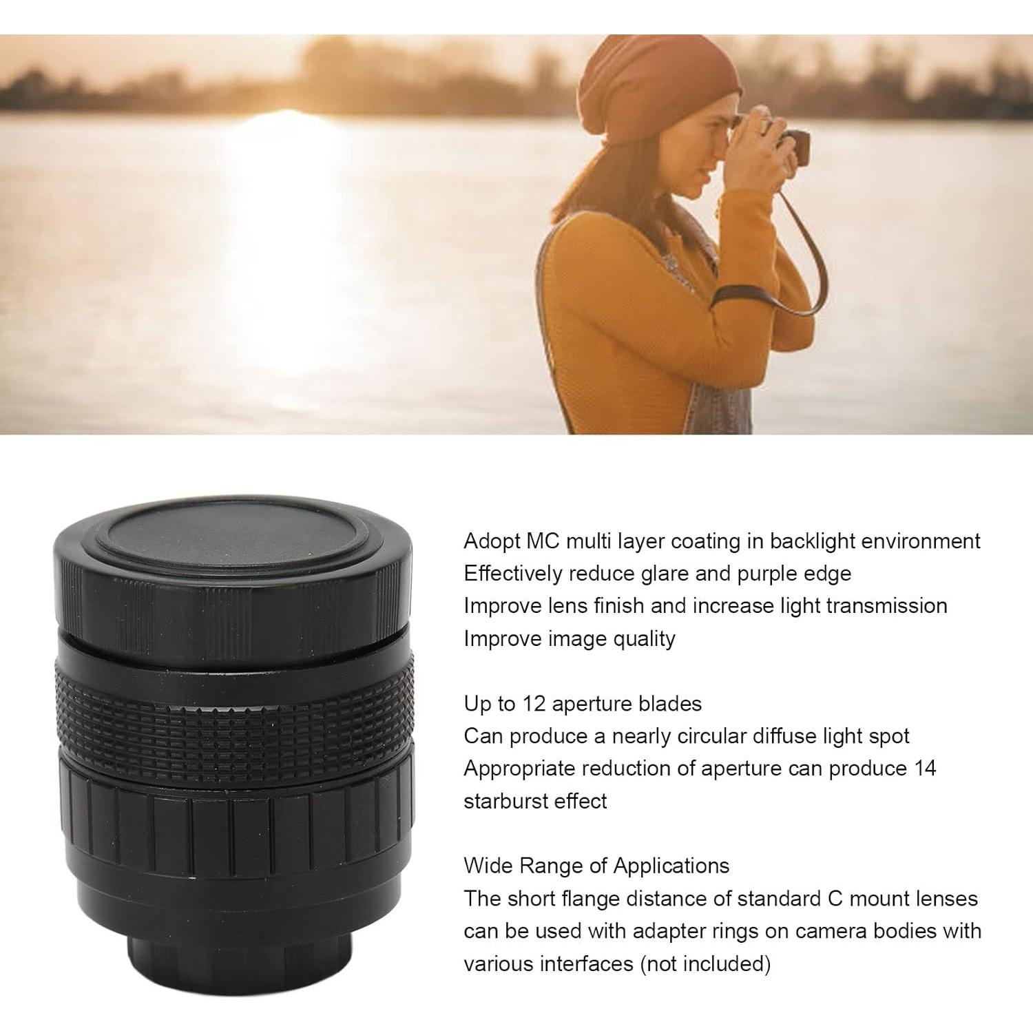 Lente Manual Pomya 35mm F1.7 para Cámara Sin Espejo MFT