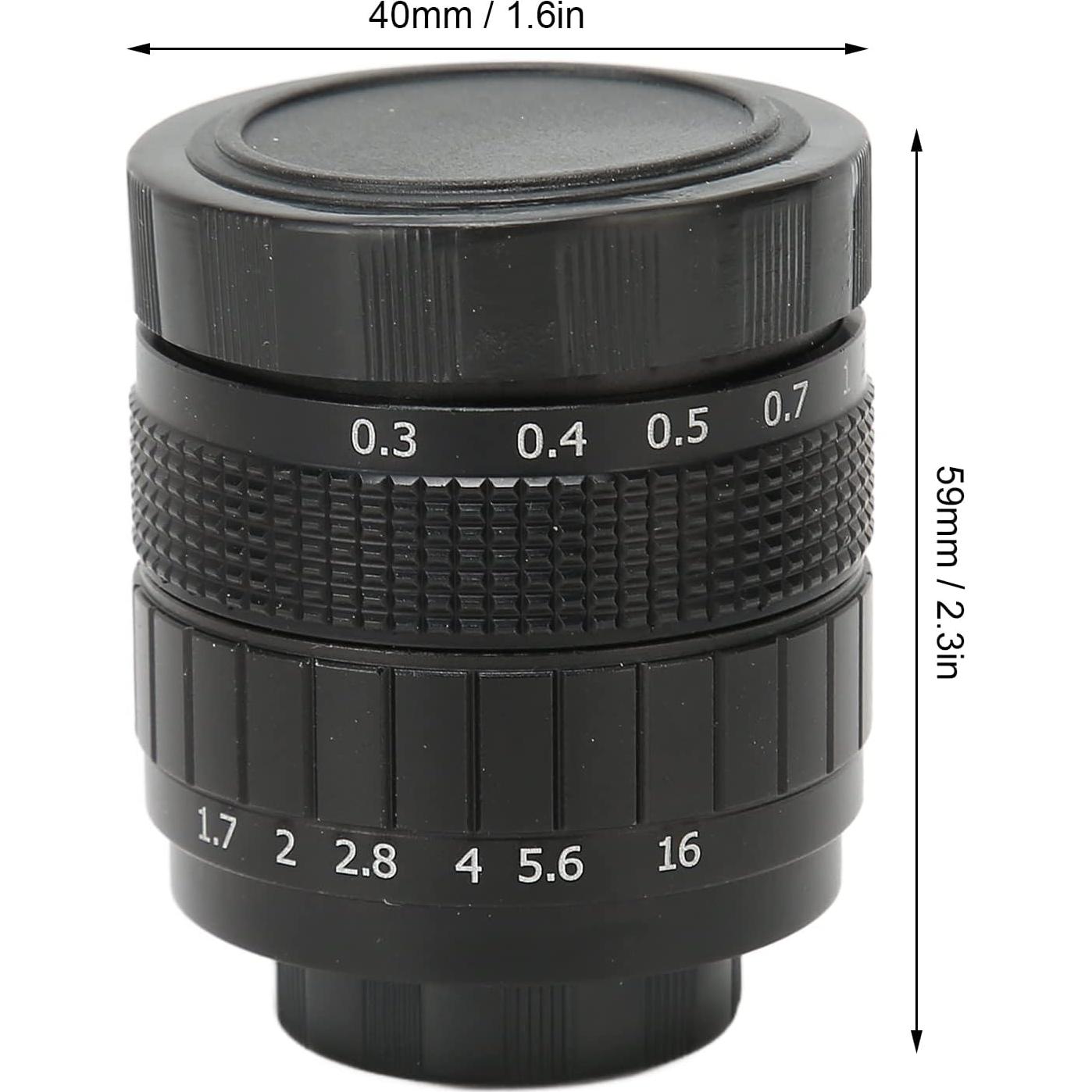 Lente Manual Pomya 35mm F1.7 para Cámara Sin Espejo MFT