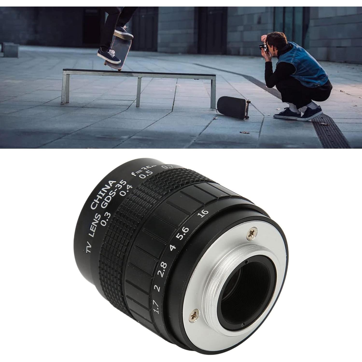 Lente Manual Pomya 35mm F1.7 para Cámara Sin Espejo MFT