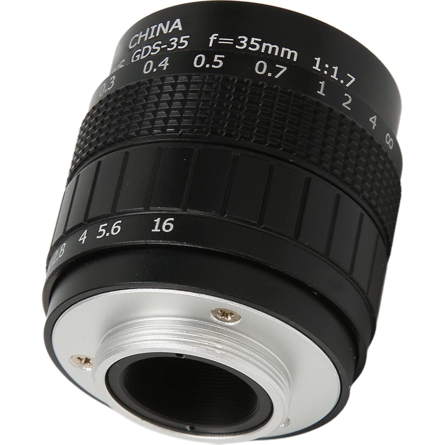 Lente Manual Pomya 35mm F1.7 para Cámara Sin Espejo MFT