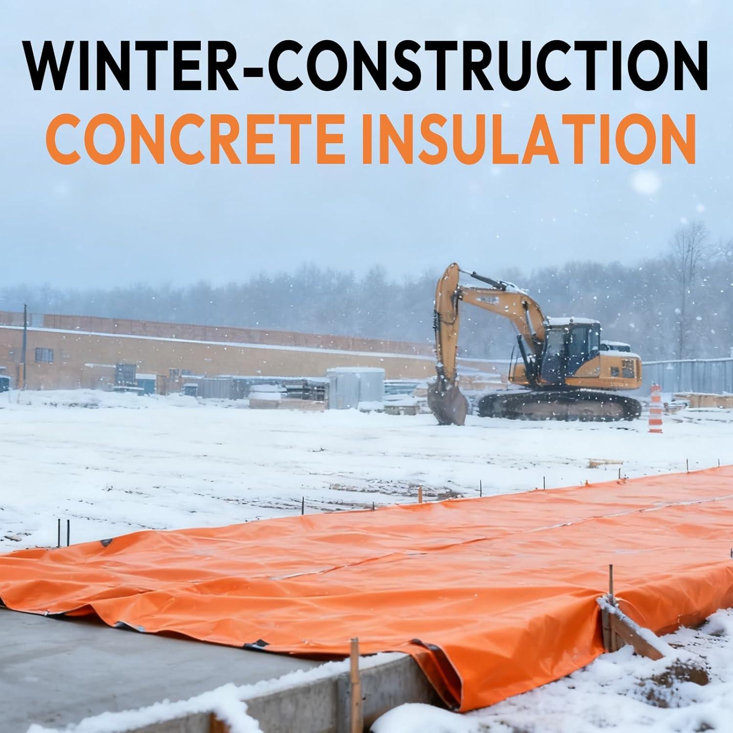 Manta de Curado de Concreto ONENESS 1.83x7.62m 3.6mm Naranja