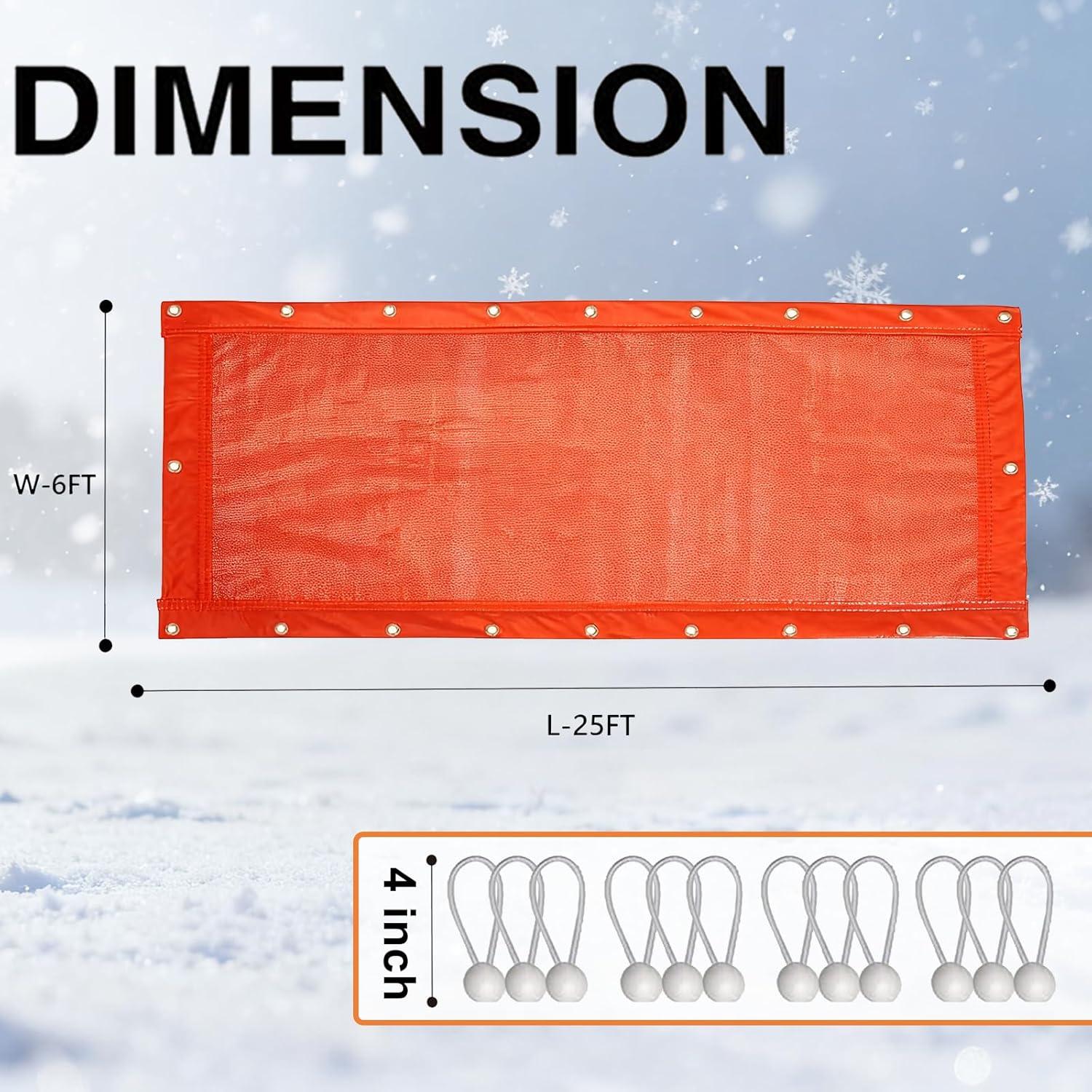 Manta de Curado de Concreto ONENESS 1.83x7.62m 3.6mm Naranja