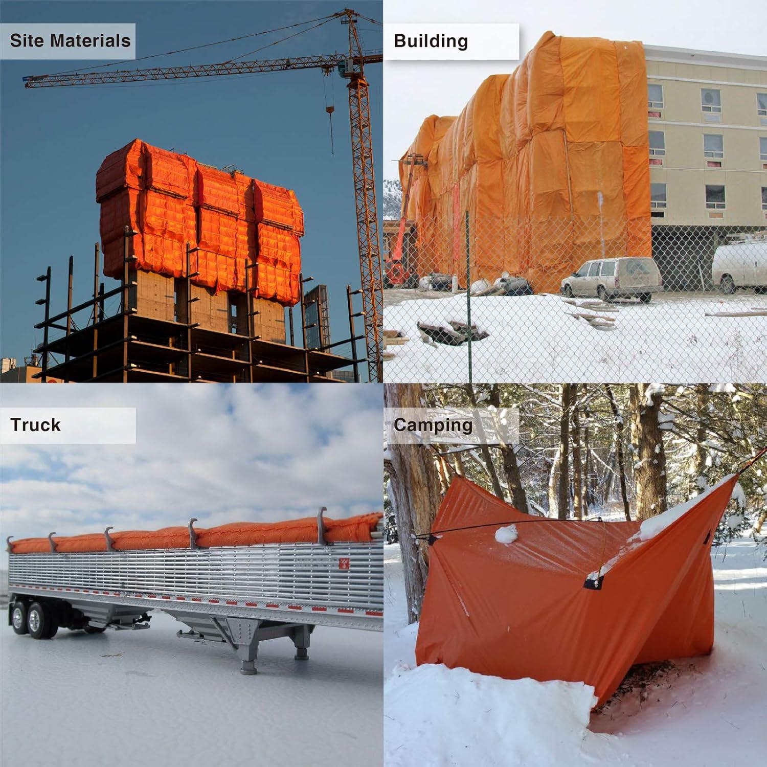 Manta de Curado de Concreto ONENESS 1.83x7.62m 3.6mm Naranja