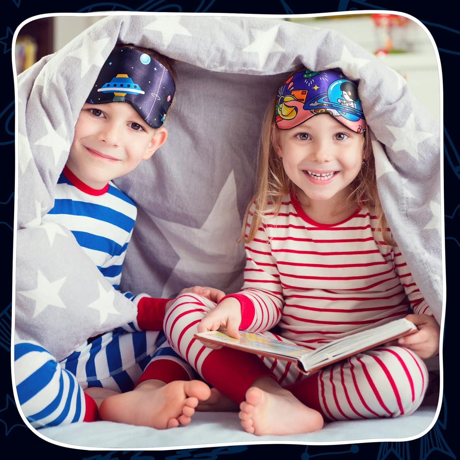 Geyoga 5 Máscaras de Sueño para Niños Estilo Espacial
