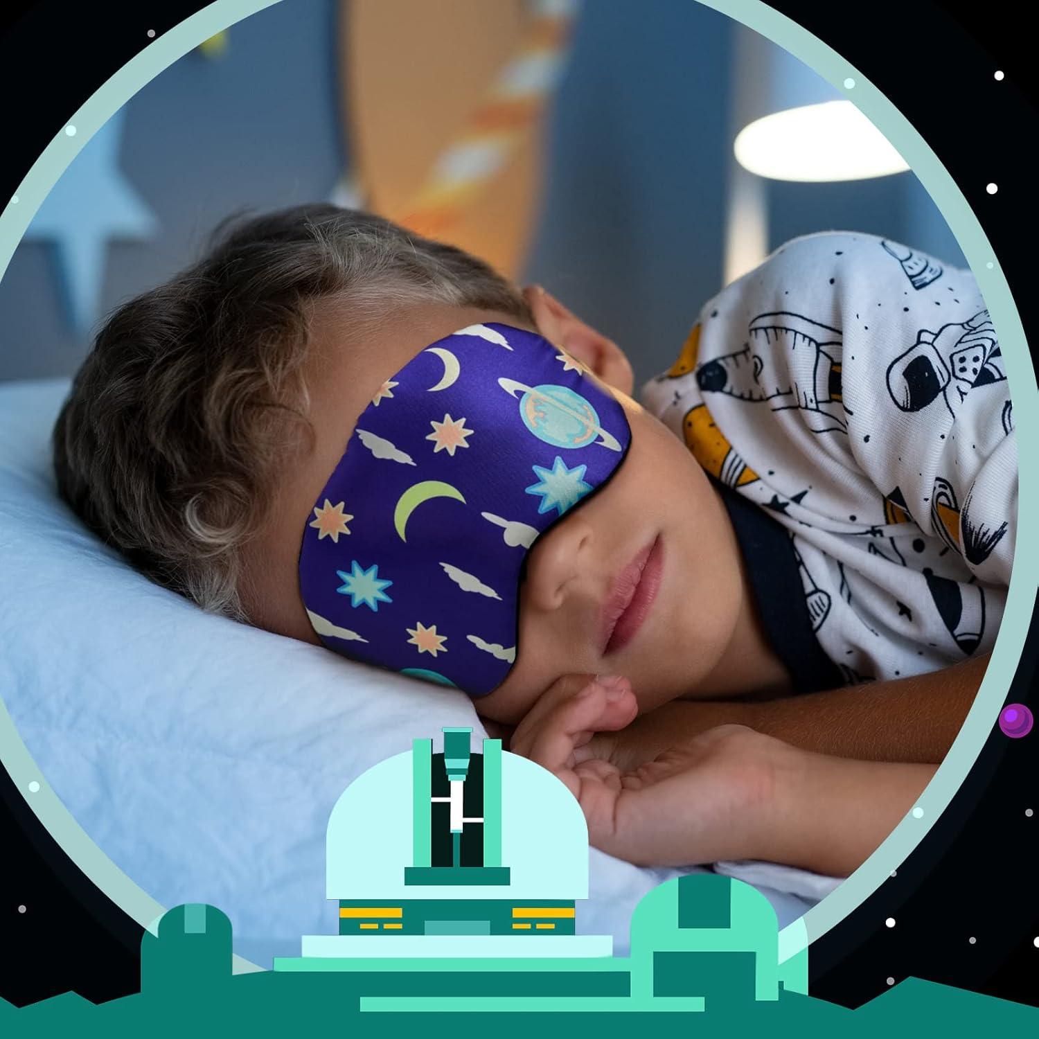 Geyoga 5 Máscaras de Sueño para Niños Estilo Espacial