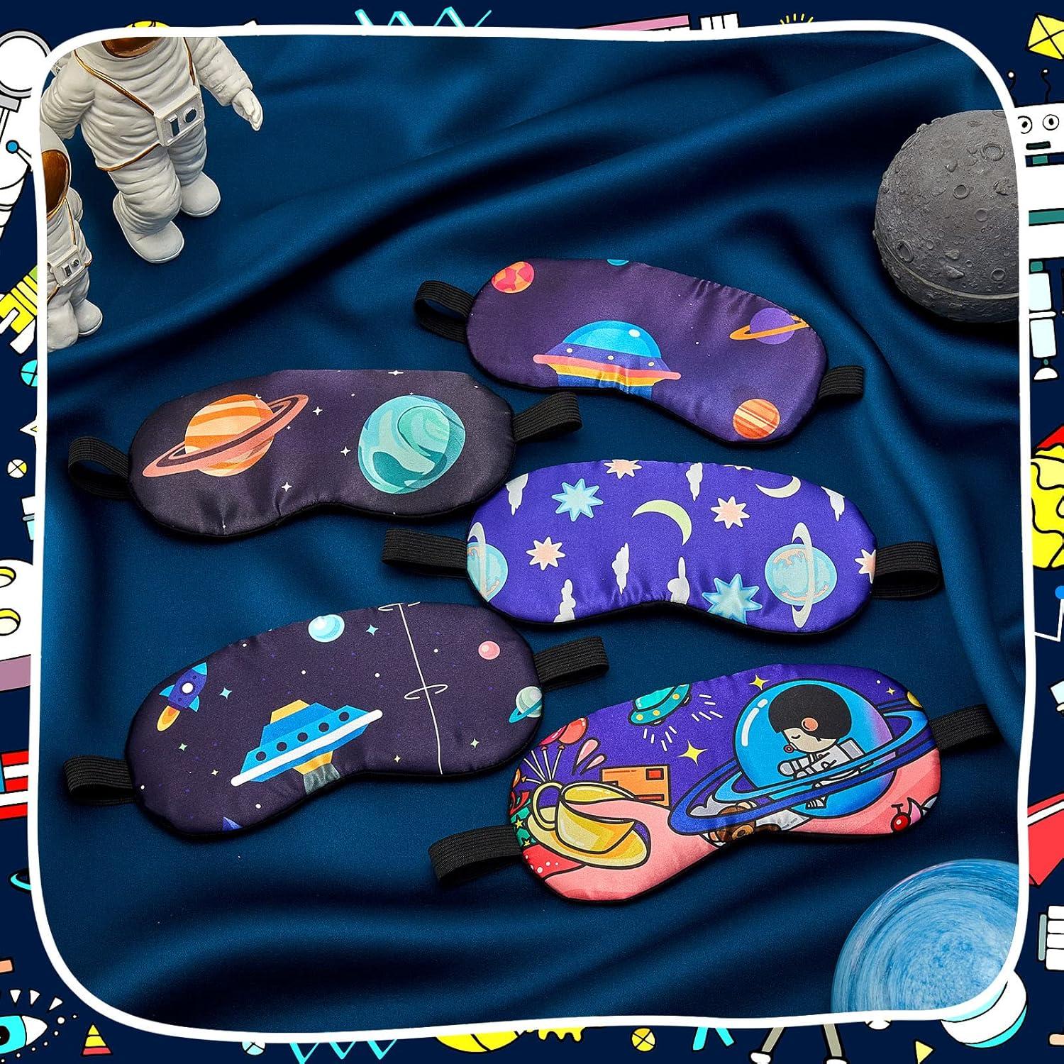 Geyoga 5 Máscaras de Sueño para Niños Estilo Espacial