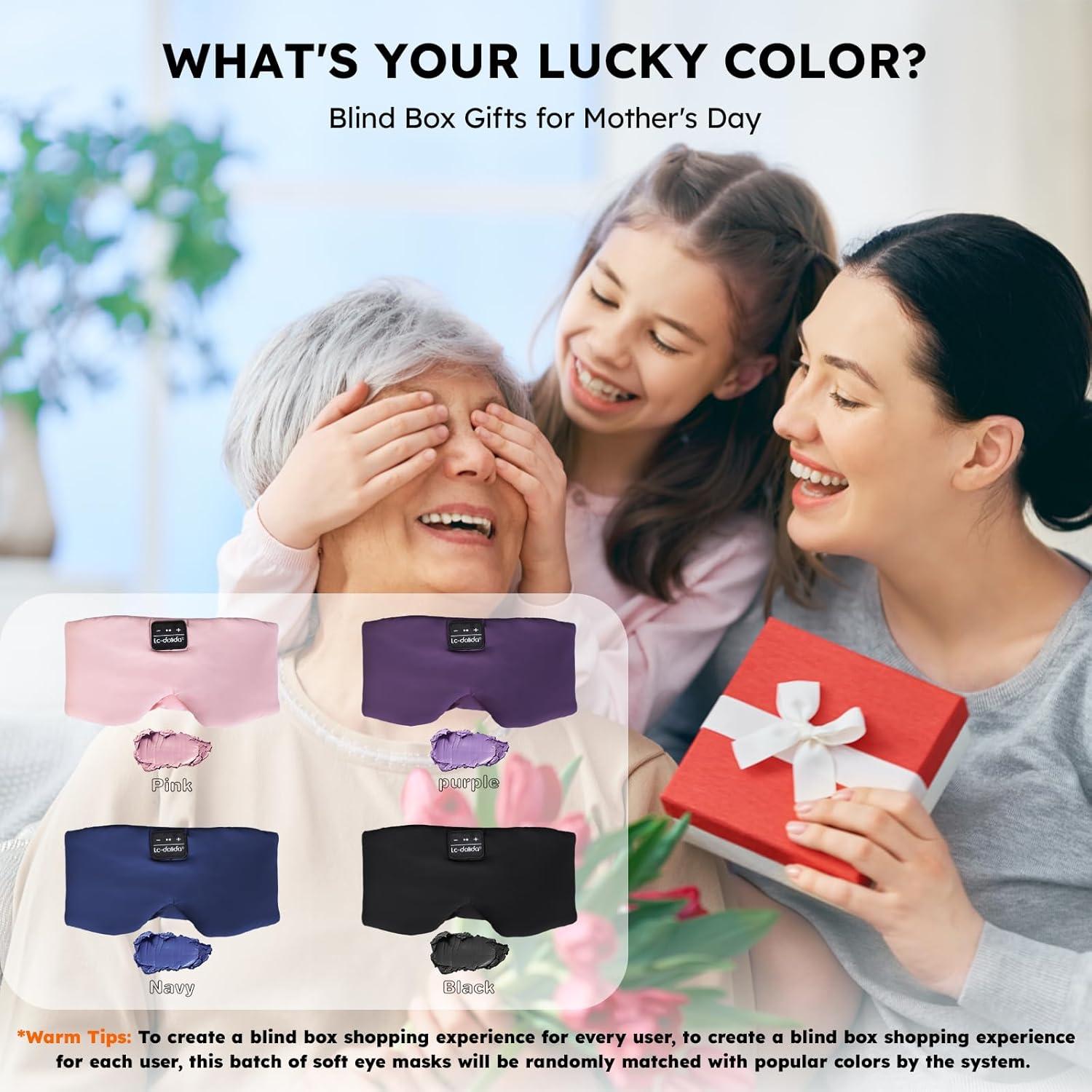 Máscara de Sueño Bluetooth LC-dolida con Auriculares 5.4