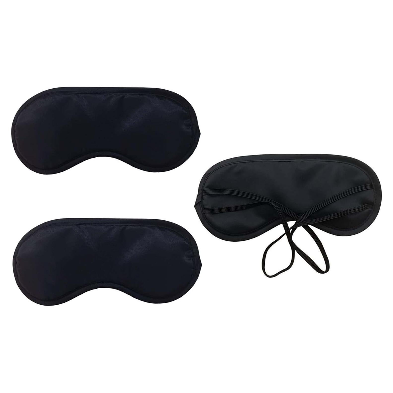 Medsuo 3pcs Máscara de Sueño Suave y Ligera para Dormir