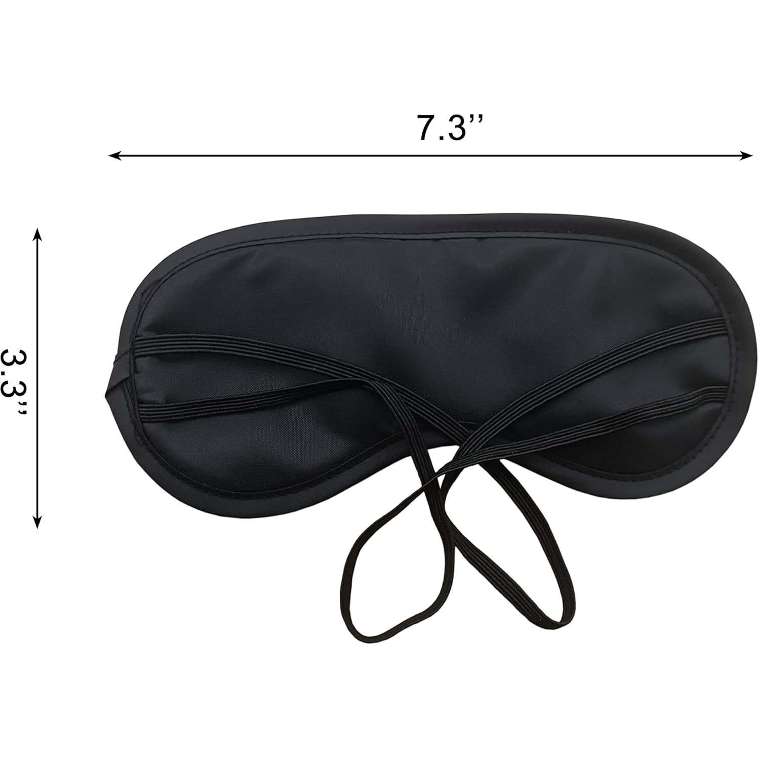 Medsuo 3pcs Máscara de Sueño Suave y Ligera para Dormir