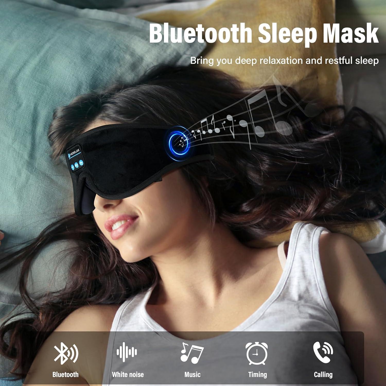 Máscara de dormir Bluetooth Morelax 3D con altavoces