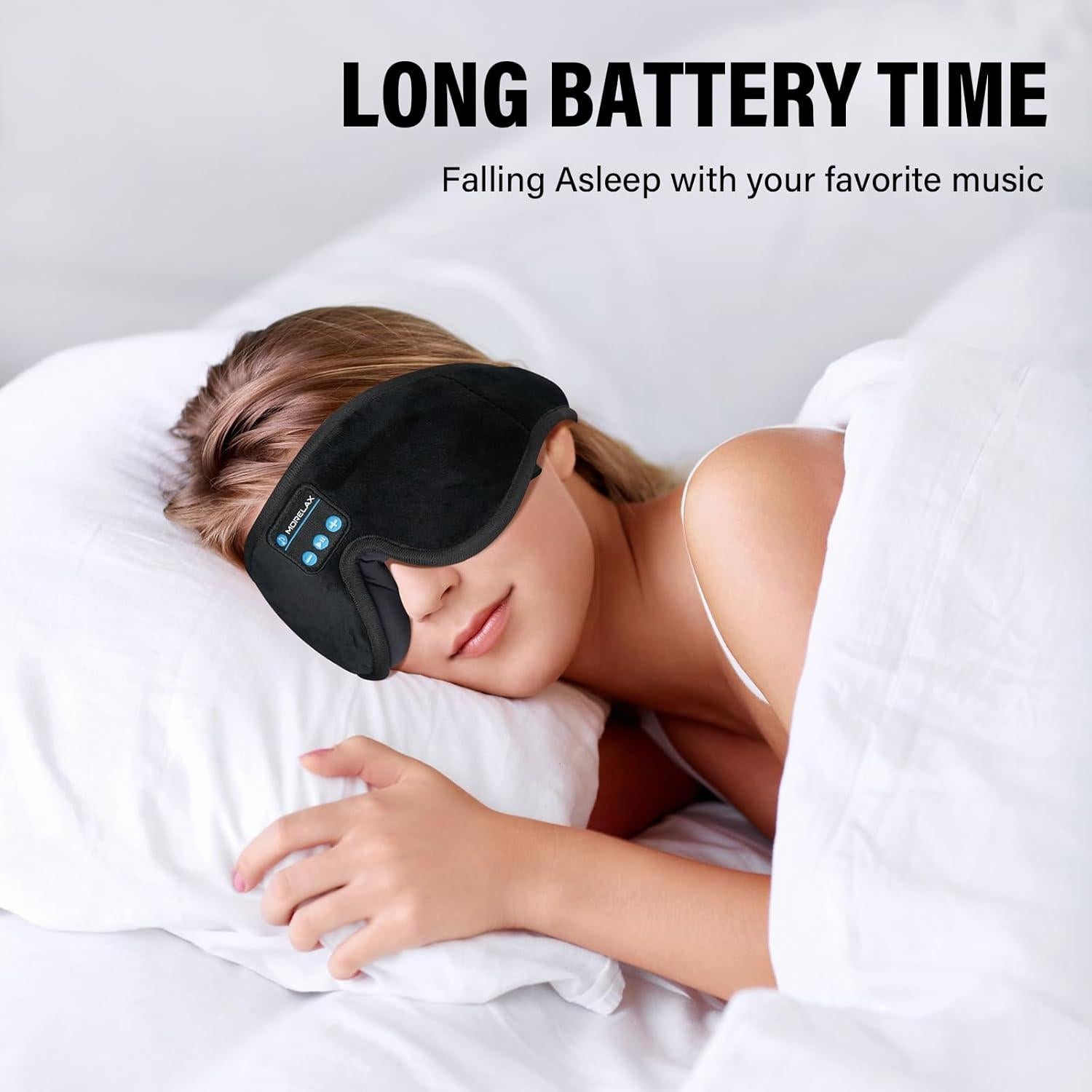 Máscara de dormir Bluetooth Morelax 3D con altavoces