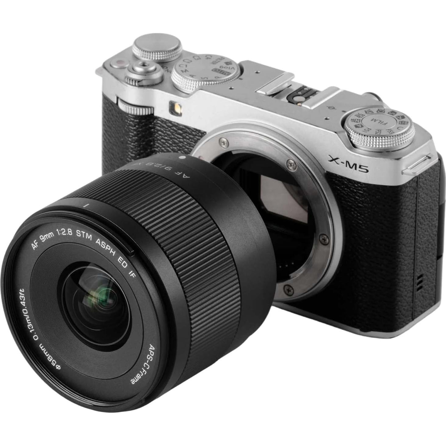 Lente VILTROX 9mm F2.8 para cámaras Fuji X - Gran Angular