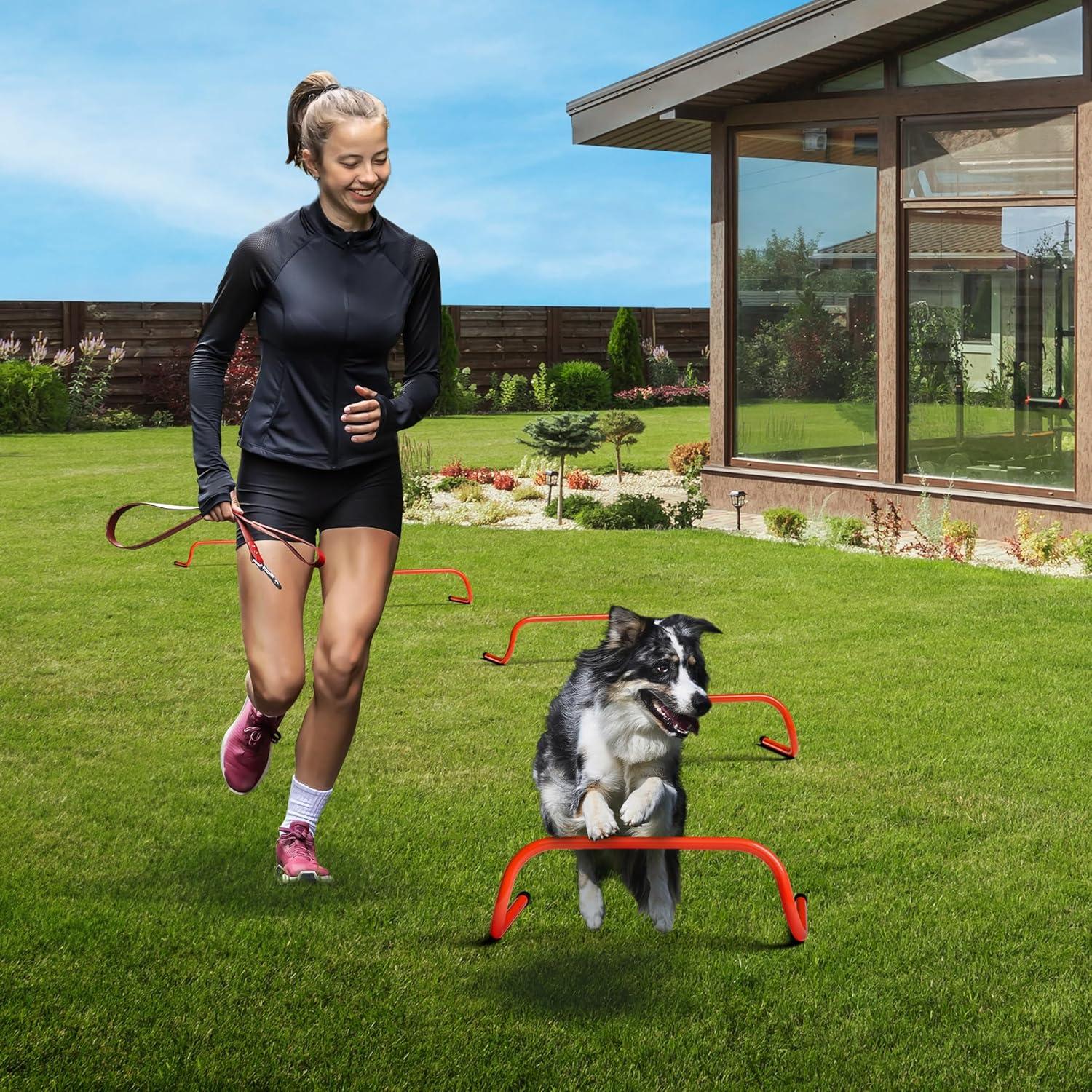 Vallas de Agilidad Yes4All Naranja Neón - Paquete de 5