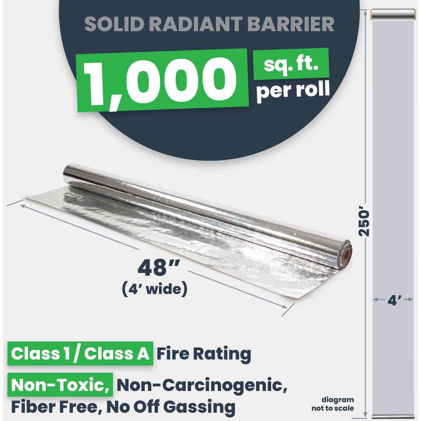 Aislamiento Barrera Radiante EcoFoil 1.22 m x 38.1 m