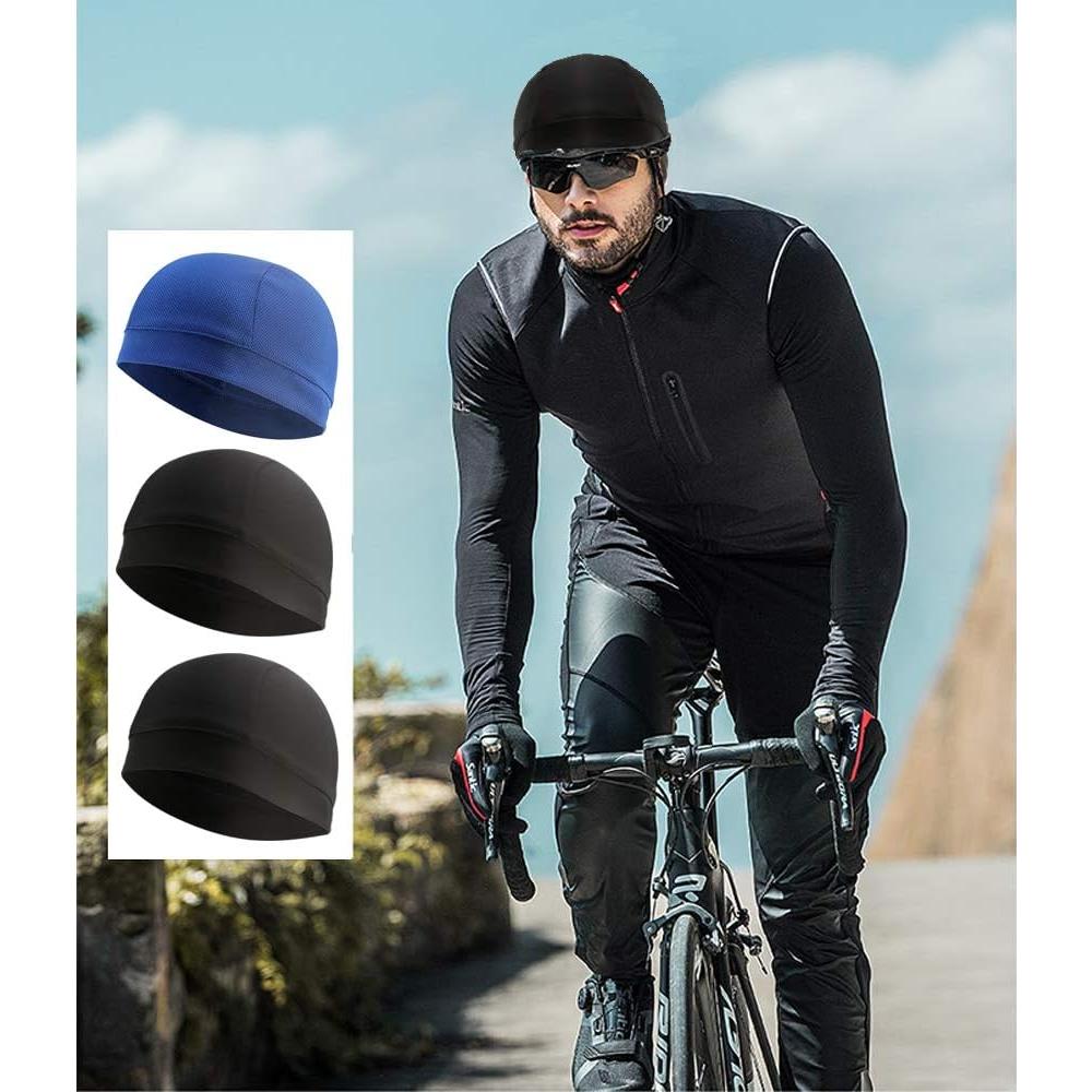 Paquete de 3 Gorras Enfriadoras Baku Silk para Ciclismo