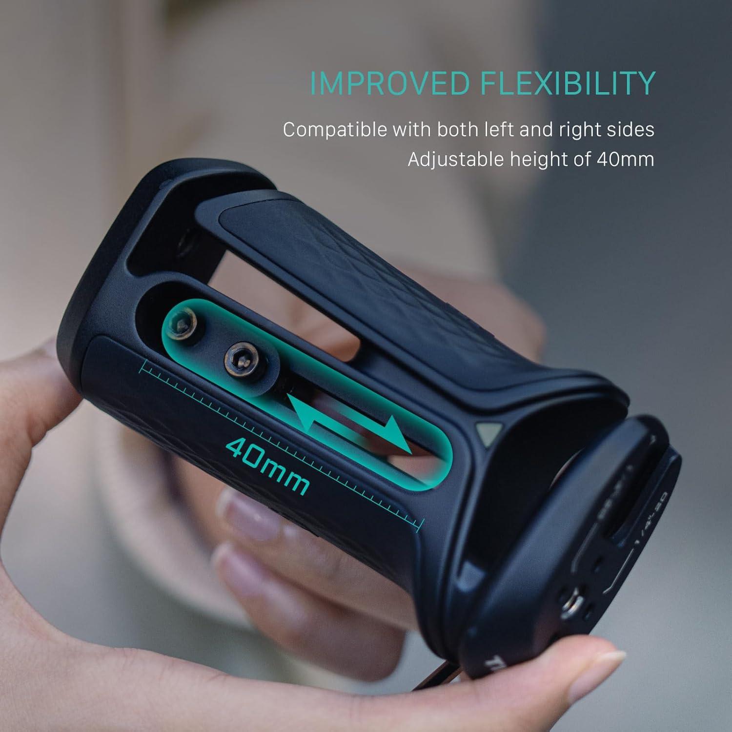 Mango Lateral Tilta Xeno 1/4"-20 Ajustable Antideslizante