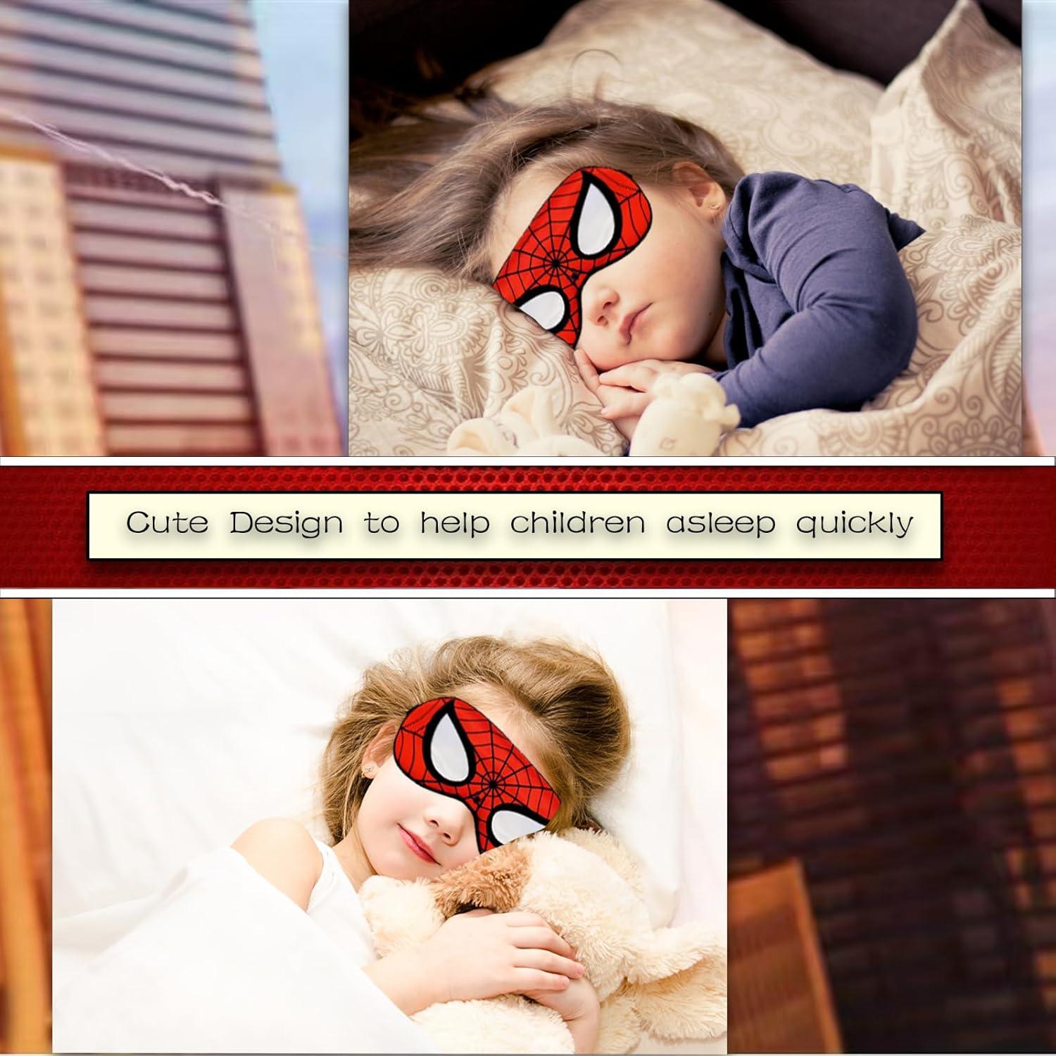 Máscara de Sueño de Seda Yelioio para Niños Ajustable
