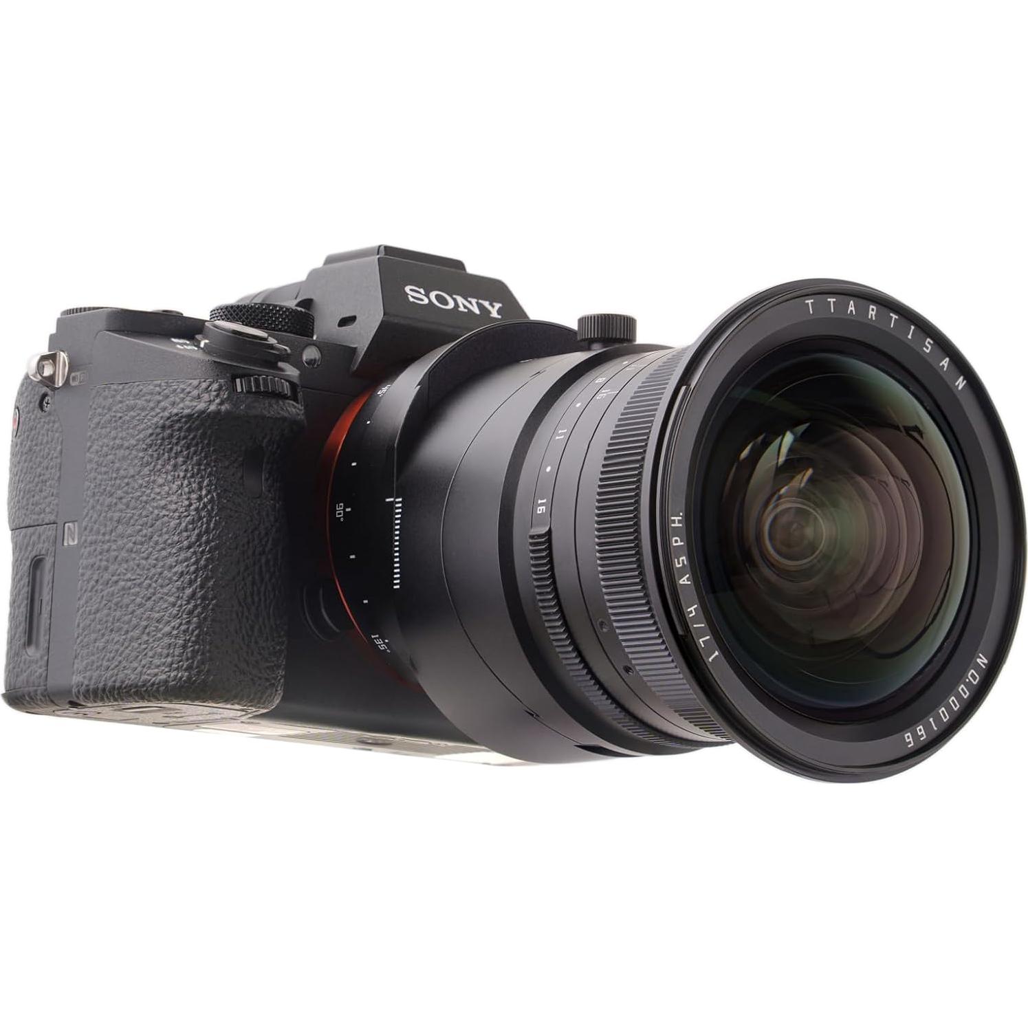 Lente TTARTISAN 17mm F4 Tilt-Shift para Sony E-Mount