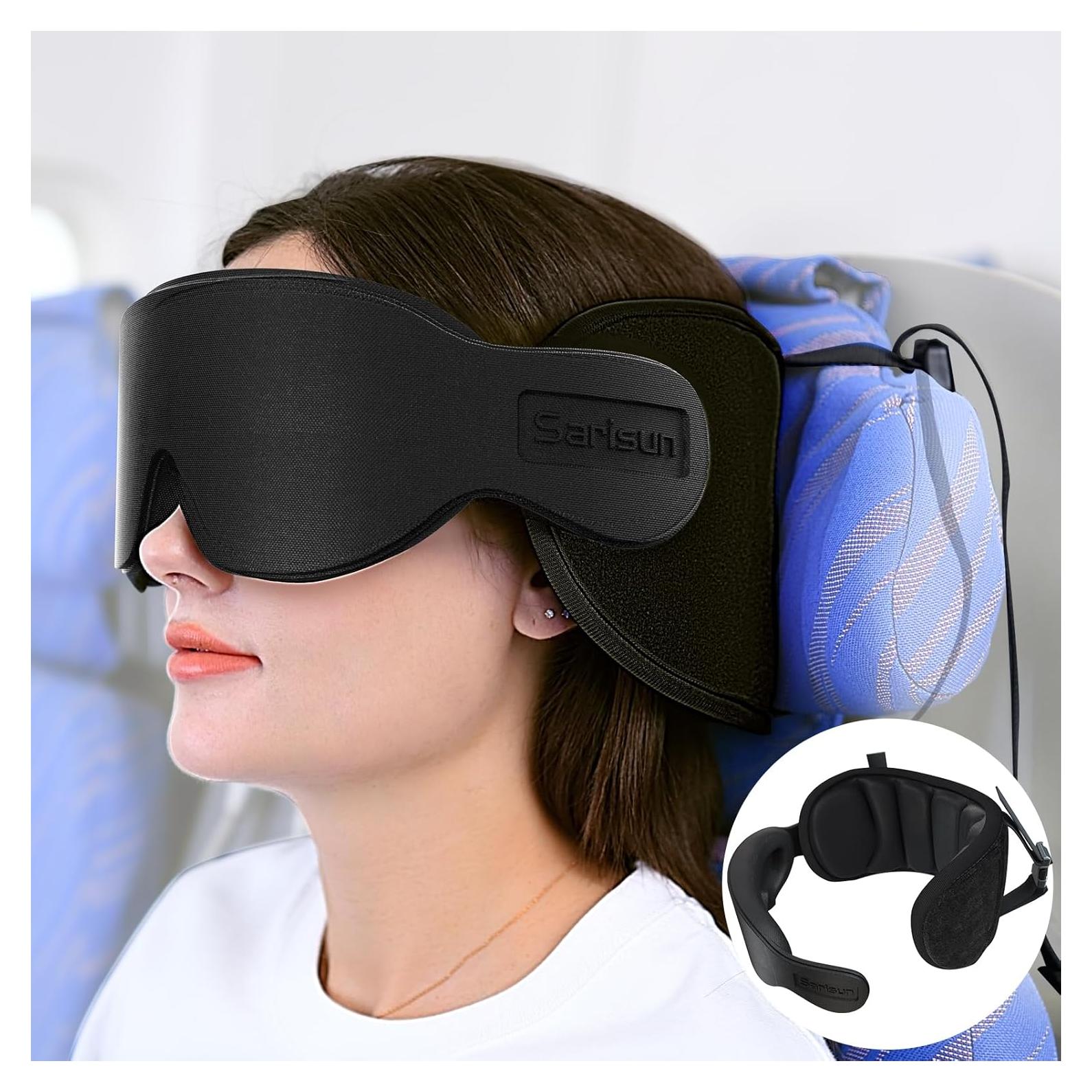 Almohada de Viaje SARISUN con Máscara para los Ojos