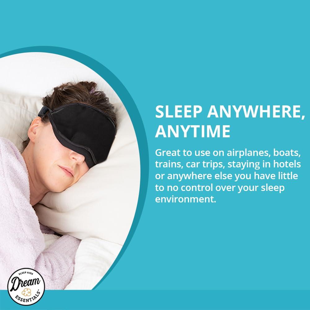 Máscara de Sueño Dream Essentials Algodón Orgánico Negro