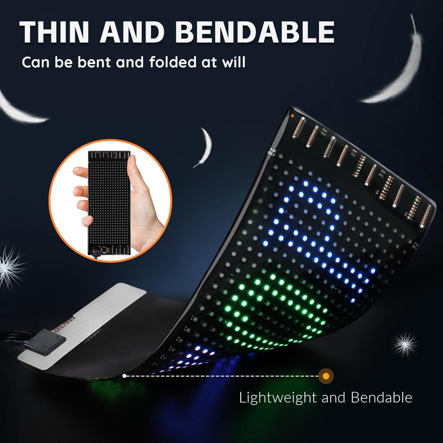 Señal LED Programable para Auto QBZDOUA 17.78x7.62cm