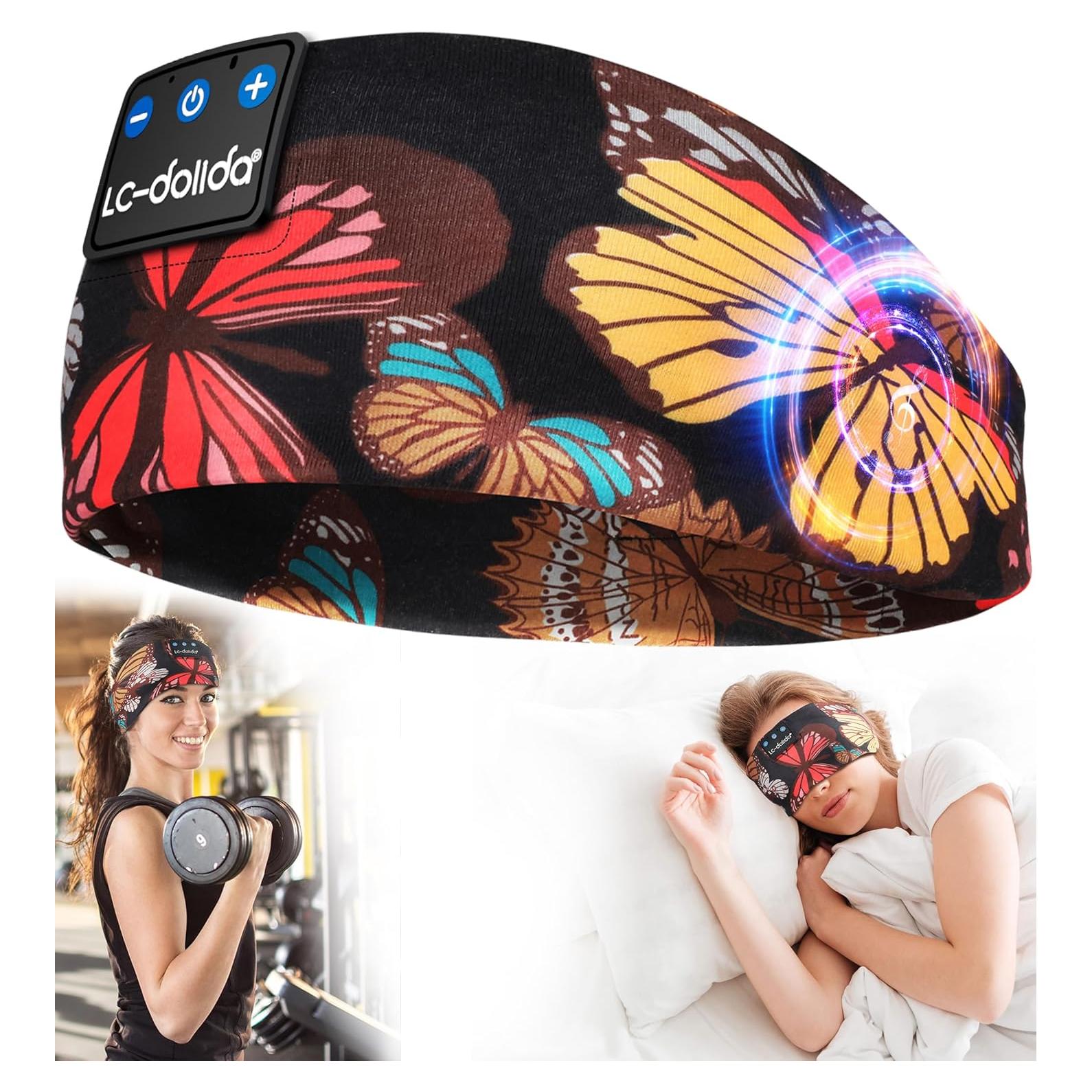 Auriculares Bluetooth 5.4 LC-dolida para Dormir y Ejercicio