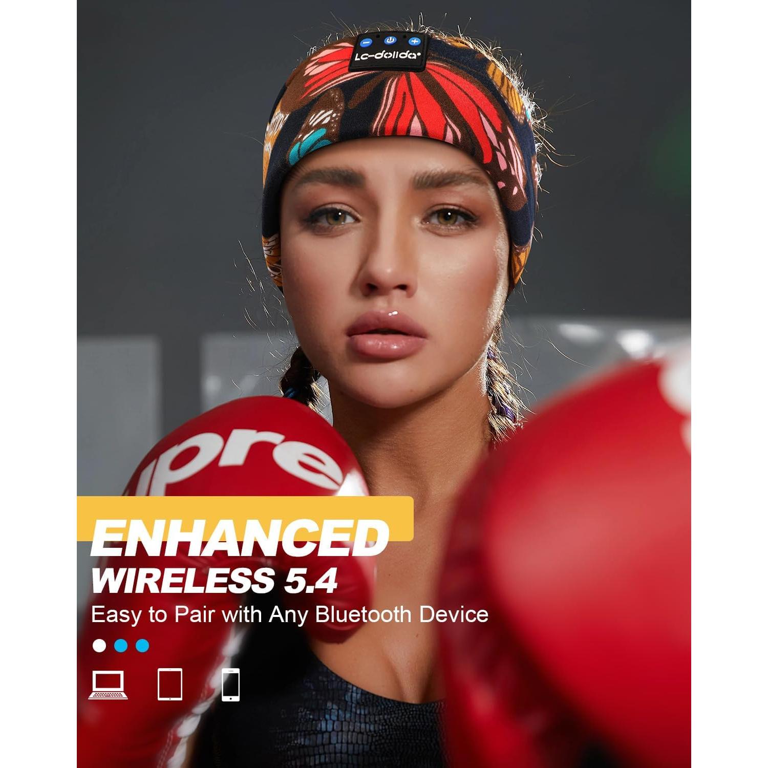 Auriculares Bluetooth 5.4 LC-dolida para Dormir y Ejercicio