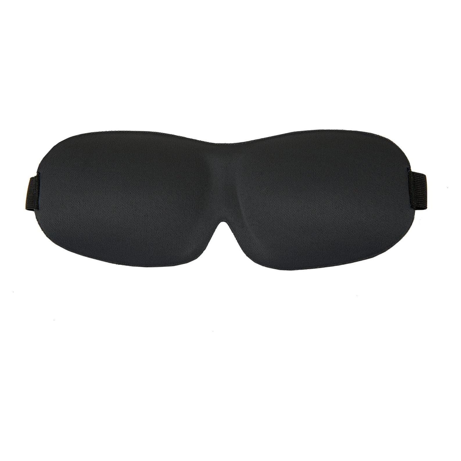 Máscara de Sueño Travelon 12768 Negra con Copa Abovedada