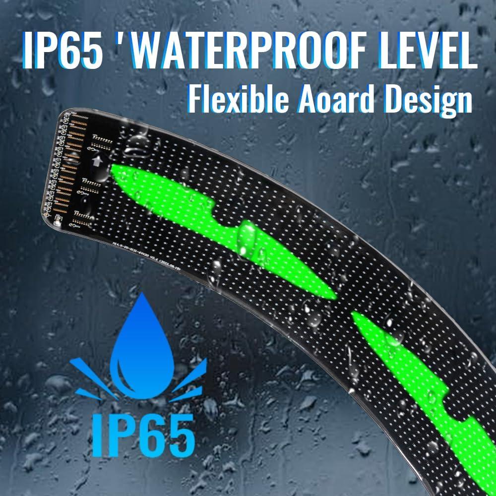 Ojos LED Diablo Wonhag DVEYES para Parabrisas de Coche 17.78x7.62cm